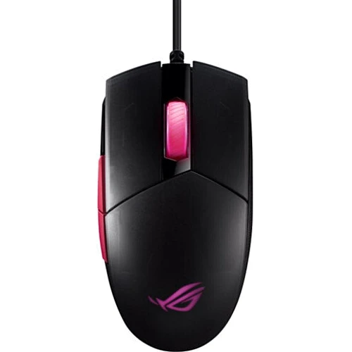 Мышь ASUS ROG Strix Impact II Electro Punk USB, RGB Black (90MP01U0-BMUA00)