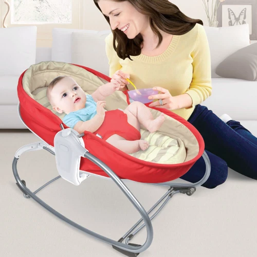Детский шезлонг-люлька 3 в 1 Bebe Stars 0-18 кг (68149) фото 5