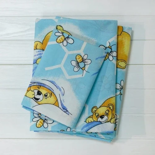 Комплект постельного белья Viluta 7823 ранфорс детский голубой (7823 блакитний): Тип постельный комплект