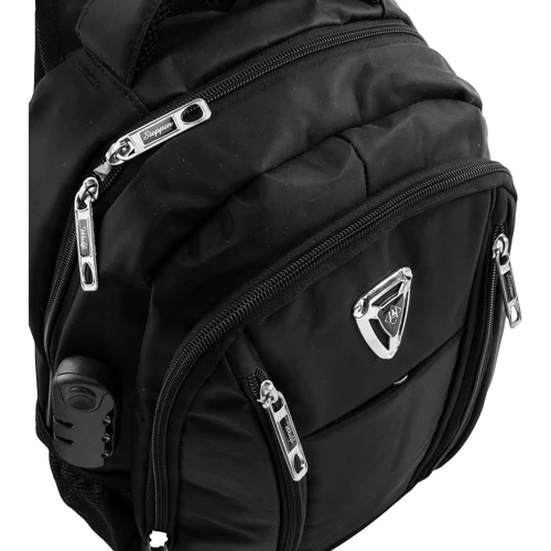 Чоловік рюкзак Valiria Fashion чорний (3DETAB8086-2): Тип ручки Плечовий ремінь, Коротка ручка