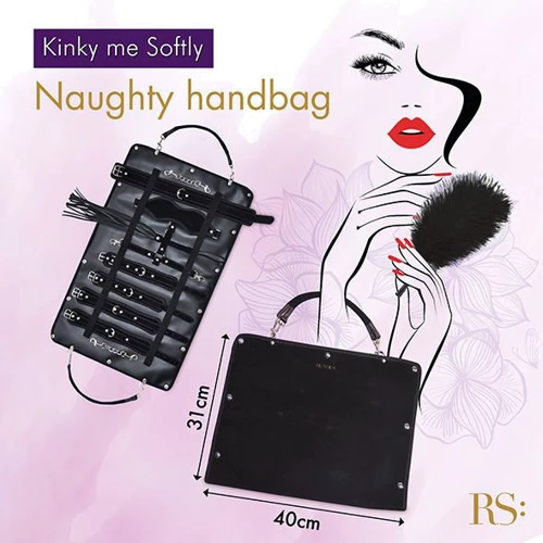 Набор для BDSM RIANNE S - Kinky Me Softly Black: 8 предметов для удовольствия