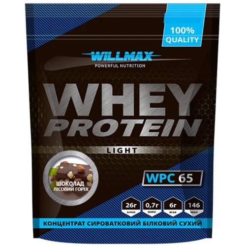Протеин Willmax Whey Protein 65 1000 g / 25 servings / Chocolate Hazelnut