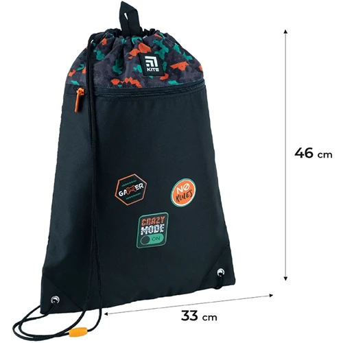 Сумка для взуття Kite Crazy Mode (K24-601M-26): Розмір, см 46x33