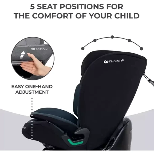 Автокрісло Kinderkraft Oneto3 i-Size Graphite Black (KCONE300BLK0000) фото 10