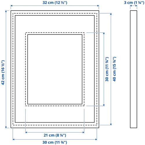 Рамка ІКЕА RÖDALM 30х40 см (40548917): Виробник Ikea
