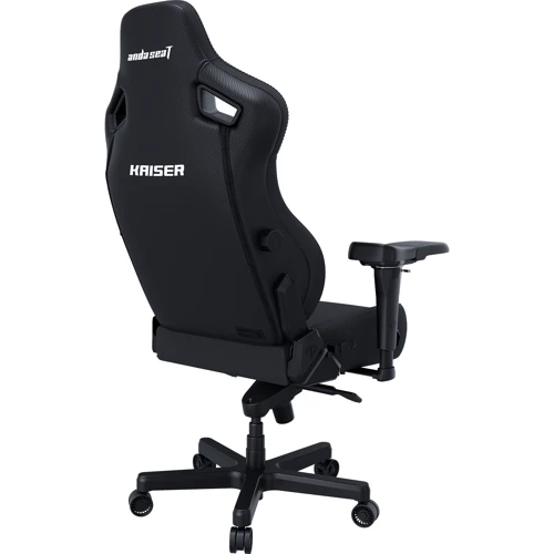 Ігрове крісло Anda Seat Kaiser 4 Size XL Black Linen Fabric (AD12YDDC-XLL-20-B-CF) фото 11