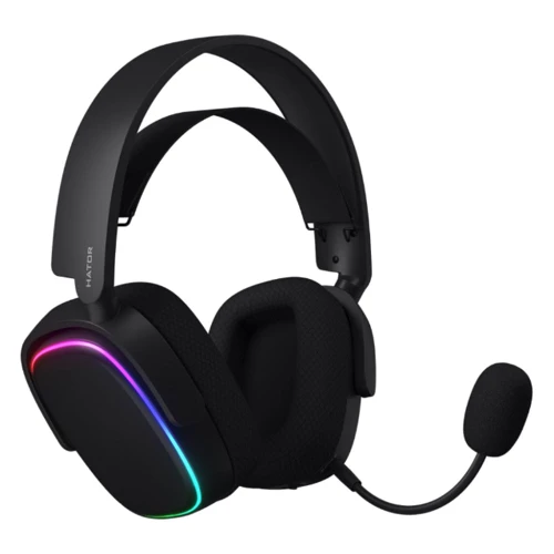 Навушники Hator Phoenix 7.1 RGB + Stellar Pro Black (НТR-001): Додатково съемный кабель, Совместимость с Android, Совместимость с Apple, Подсветка корпуса