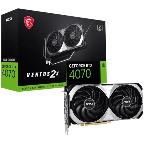 Видеокарта MSI GeForce RTX 4070 VENTUS 2X E1 12G OC (RTX 4070 VENTUS 2X E1 12G OC)