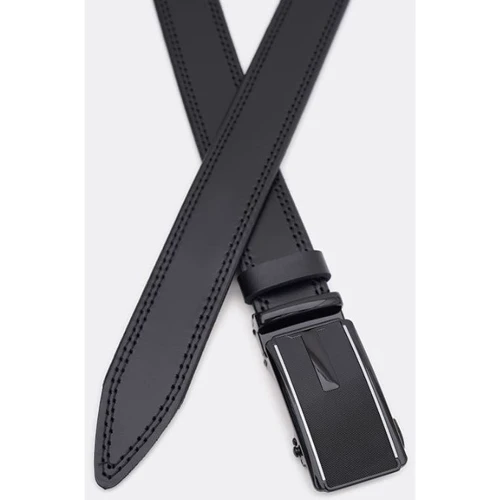 Чоловічий ремінь Borsa Leather чорний (125v1genav35-black): Стать Мужской