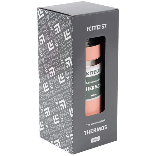 Термос Kite 473 мл, персиковий (k21-320-01): Об'єм, мл 473