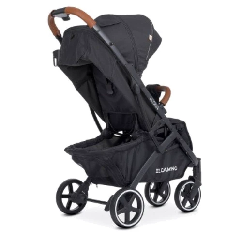 Коляска El Camino Loona ME 1090-1 Black ink: Возможность установки люльки нет