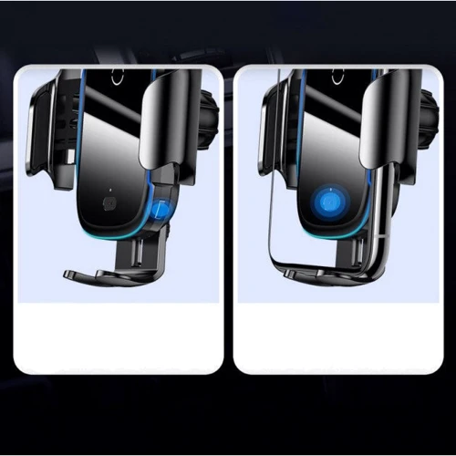 Держатель Baseus Car Holder Wireless Charger Light Electric 15W Black (WXHW03-01) фото 12