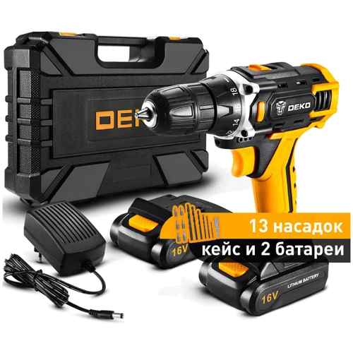 Шуруповерт DEKO DKCD16FU-S3 (13459): Призначення бытовой