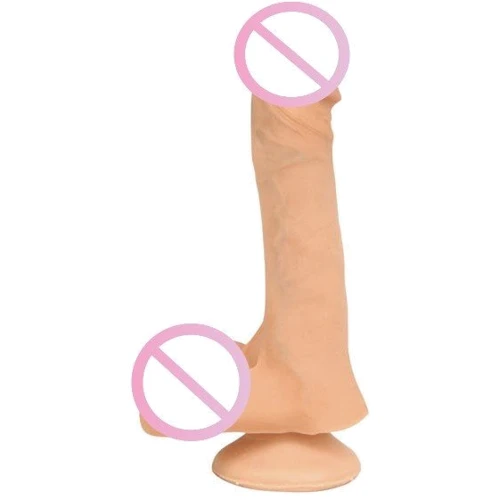Фаллоимитатор Wildfire Real Man CyberSkin CyberGlo Cock, 20.3х4.4 см