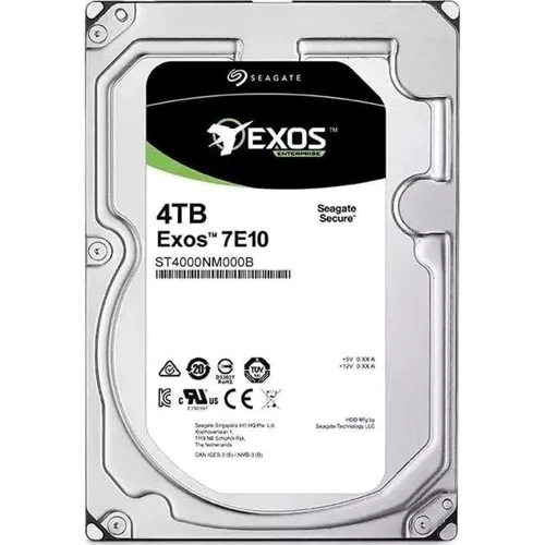 Внутрішній жорсткий диск Seagate Exos 7E10 4TB (ST4000NM000B): Тип підключення SATA 3