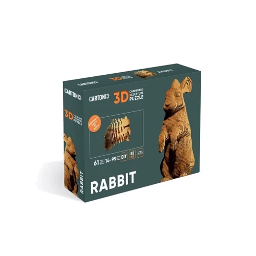 Картонный конструктор Cartonic 3D Puzzle RABBIT