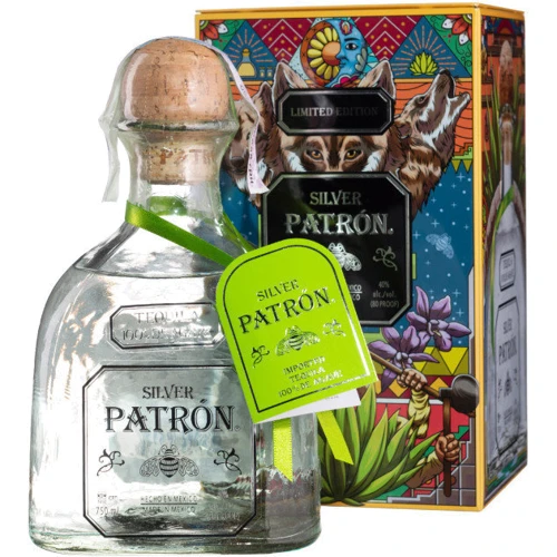 Текіла Patron Silver 0.75л 40% gift box (PLK7217338960293)
