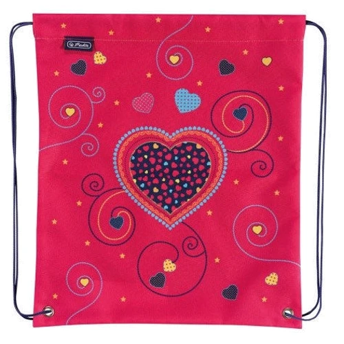 Сумка для взуття Herlitz Hearts Pink Серце (50021321H): Стать для дівчаток
