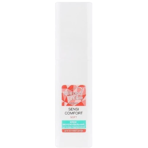 Hirudo Derm Sensitive Крем зволожуючий проти подразнень 50 ml: Призначення Восстановление, Питание, Успокоение, Увлажнение