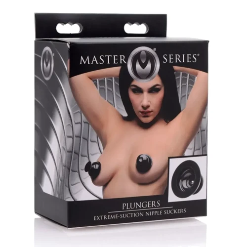 Присоски-стимулятори на соски Master Series Plungers Nipple Suckers (чёрный)