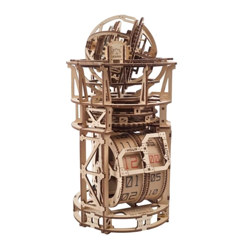 Механічний 3D пазл UGEARS Астроном настільний годинник з турбійоном (70162): Кількість фрагментів, шт 338