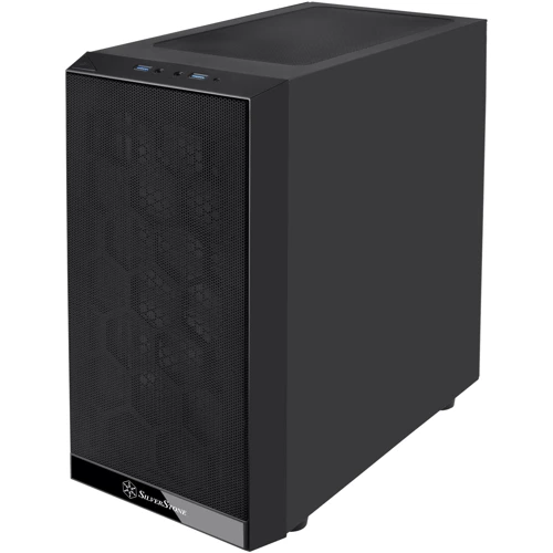Корпус Silverstone PS15 Black Tempered Glass (SST-PS15B-G) фото 9