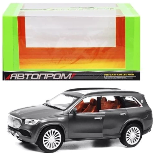 Машинка Автопром Mercedes-Benz Maybach GLS металлическая серая (7569): Тип Готовая модель