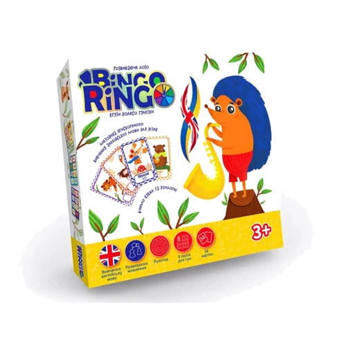 Детская настольная игра Danko Toys Bingo Ringo GBR-01-01EU на укр/англ. языках