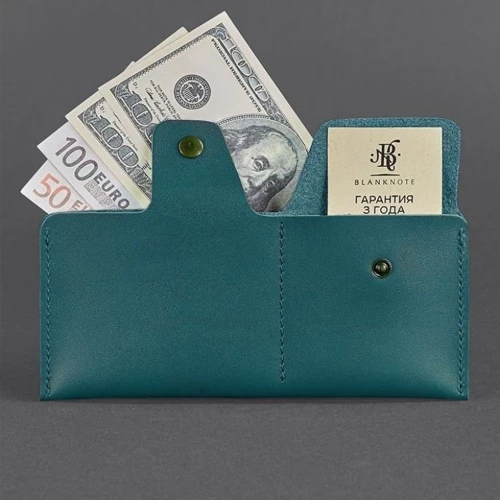 Женский кошелек BlankNote 8.0 зеленый (BN-PM-8-malachite): Тип Кошельки