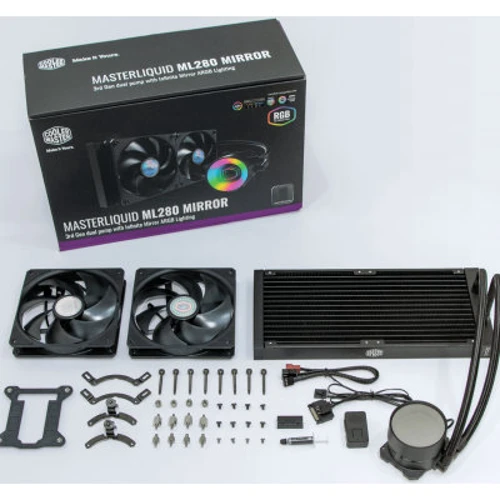 Кулер Cooler Master MasterLiquid ML280 Mirror (MLX-D28M-A14PK-R1): Рассеиваемая мощность, Вт 230