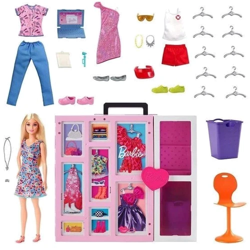 Игровой набор Barbie Двухэтажный шкаф с куклой Барби (HGX57): Производитель Barbie