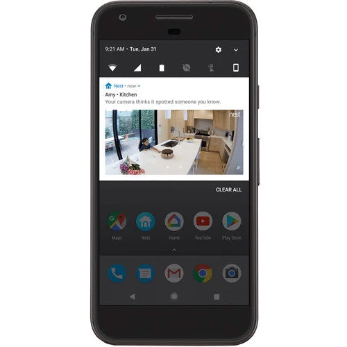 Nest Cam Indoor IQ 2 Pack (NC3200US): Размеры 10.16 x 5.08 x 5.08 см
