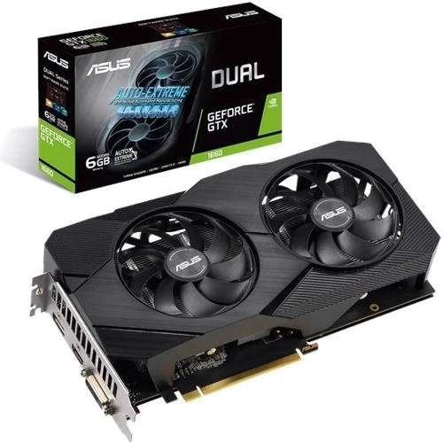 Відеокарта ASUS GeForce GTX1660 6144Mb DUAL EVO (DUAL-GTX1660-6G-EVO): інтерфейс PCI Express 3.0 x16
