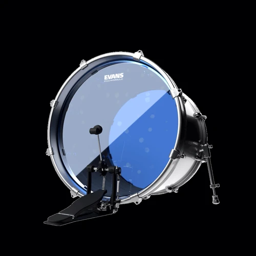 Пластик для бас-барабану EVANS 22" HYDRAULIC BLUE Bass: Призначення Для бас-барабана