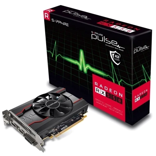Видеокарта Sapphire RADEON RX 550 4GB GDDR5 PULSE HDMI DVI-D DP IN (11268-01-20G)