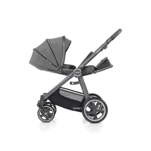 Универсальная коляска 2 в 1 BabyStyle Oyster 3 Mercury / City Grey: Количество блоков 1