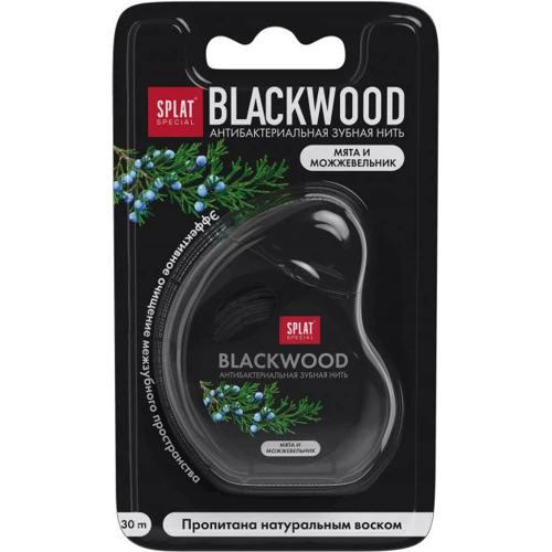 SPLAT Dental Floss Blackwood Зубная нить 30 m