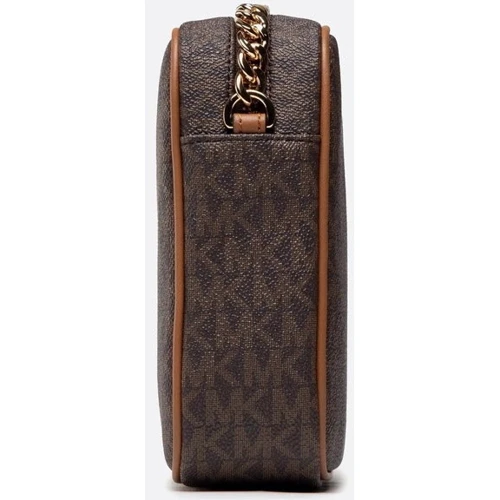 Женская сумка кросс боди Michael Kors JET SET LG EW CROSSBODY темно-коричневая (32F1GJ6C7B200): Материал Искусственная кожа