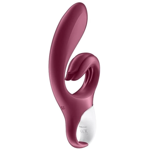 Вибратор-кролик Satisfyer Love Me Red, гибкий, отросток с тройным кончиком