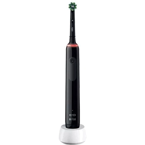 Зубная щетка Braun Oral-B D505 PRO 3 3500 Cross Action Black: Технология чистки возвратно-вращательная