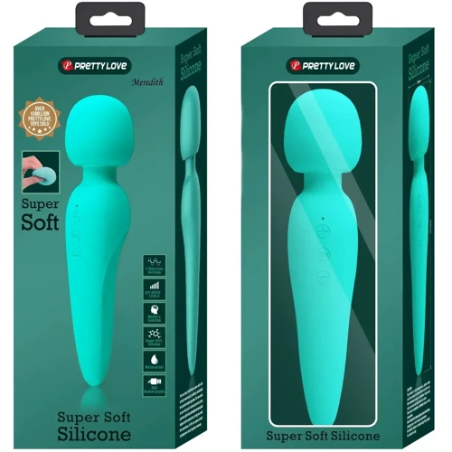 Вибромассажер LYBAILE Pretty Love Meredith USB Тurquoise (BI-014668-4)