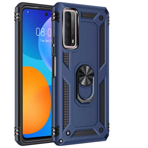 Аксессуар для смартфона Mobile Case Shockproof Serge Magnetic Ring Blue for Huawei P Smart 2021: Совместимость Huawei P Smart 2021