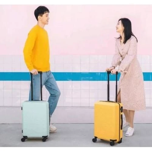 Чемодан RunMi Xiaomi Ninetygo Polka dots Luggage Youth Edition 20 желтый (6934177708695): Выдвижная ручка Есть