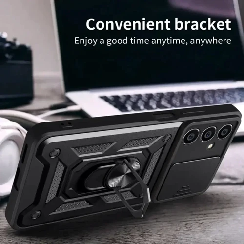 Чехол для телефонов Mobile Case Camshield Serge Ring Black for Samsung A266 Galaxy A26 5G: Совместимость Samsung A266 Galaxy A26 5G