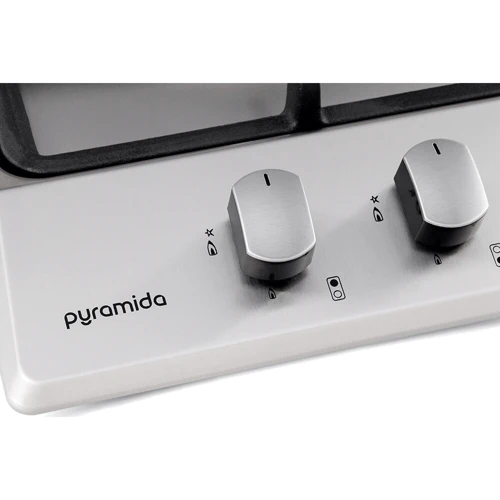 Варочная поверхность газовая Pyramida PFX 321 INOX: Рабочая поверхность нержавеющая сталь