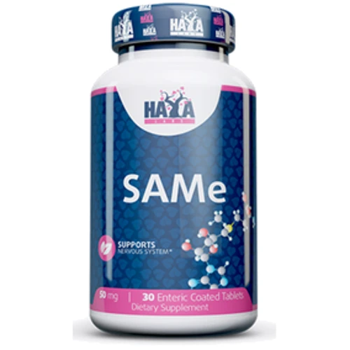 Haya Labs SAMe 50 мг S-аденозилметионин 30 таблеток