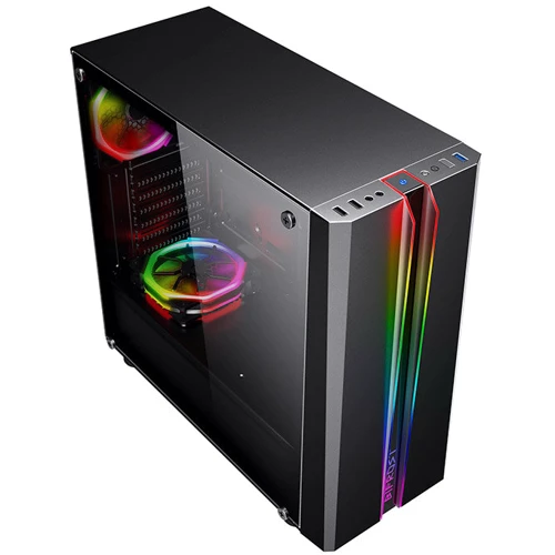 Корпус Frime BIFROST (BIFROST-U3-GLS-RGBRF-WP)