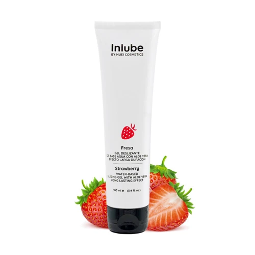 Съедобный лубрикант на водной основе Nuei INLUBE (клубника)