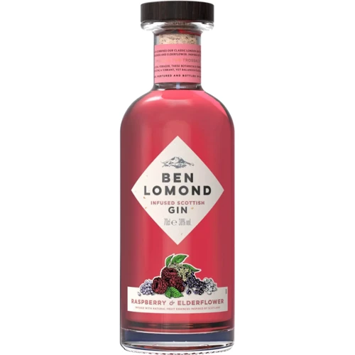 Джин Ben Lomond Raspberry & Elderflower 38% 0.7 л (BWR7043)