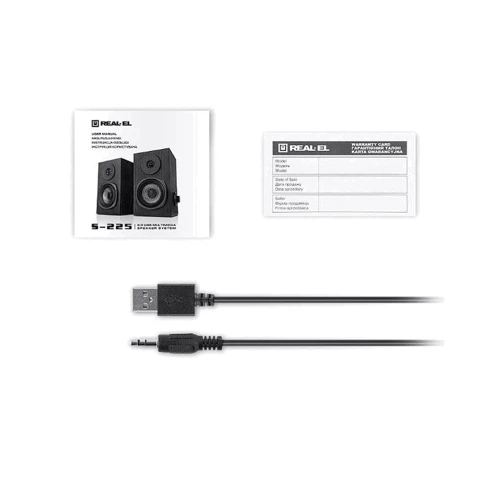 Акустическая система REAL-EL S-225 USB Black фото 5